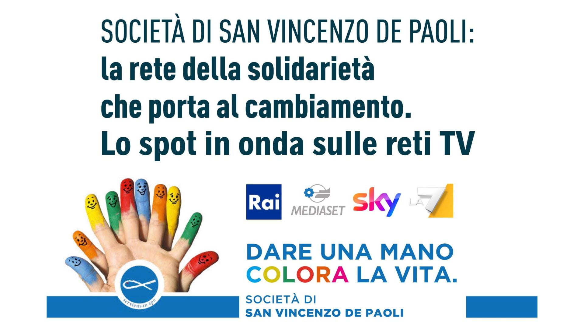 Società di San Vincenzo De Paoli lo SPOT in TV