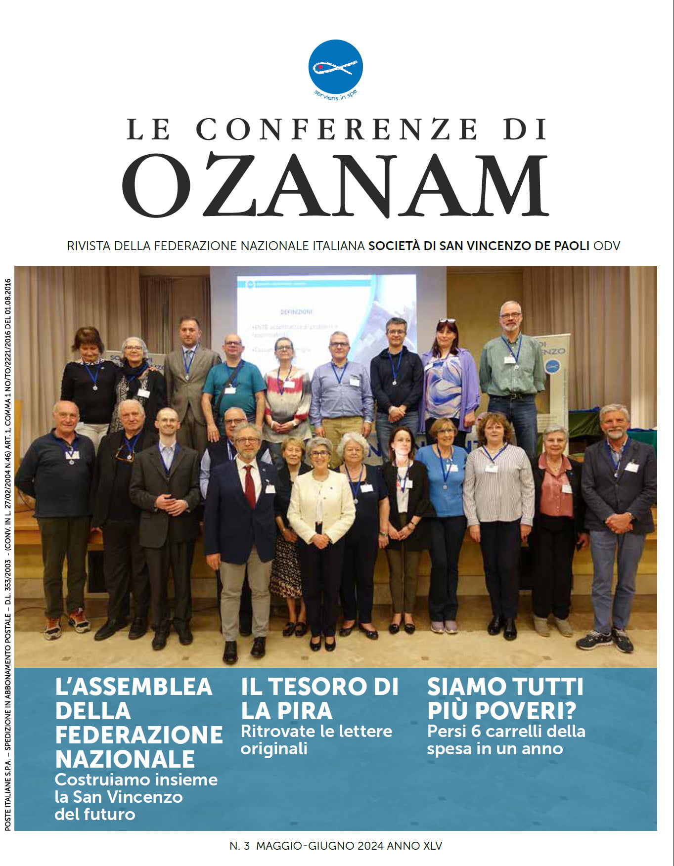 Le Conferenze di Ozanam copertina-maggio-giugno-2024