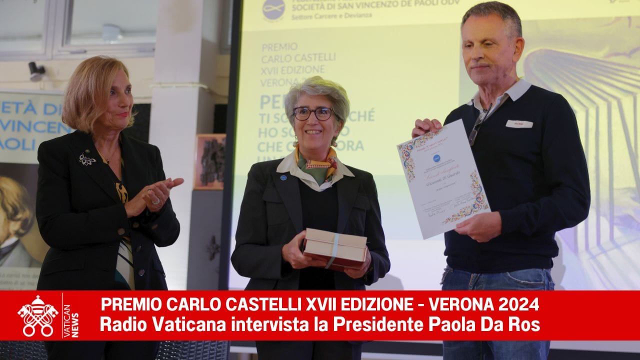 Premio Carlo Castelli: Radio Vaticana intervista Paola Da Ros